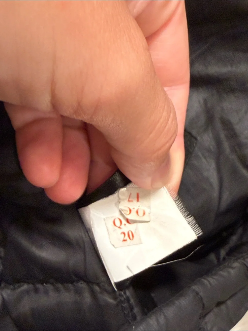 The North Face lightweight quilted